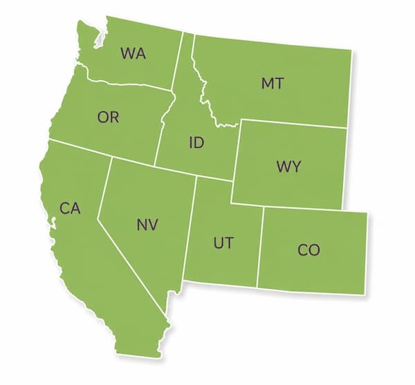 western region map