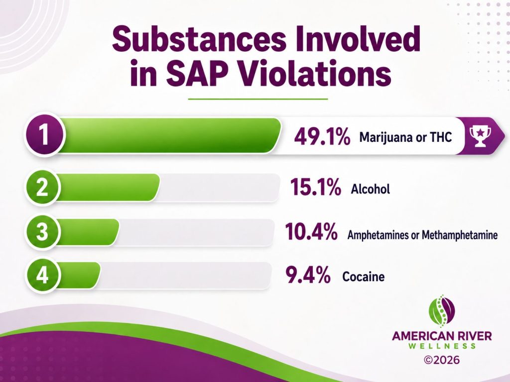Substances Involved in SAP Violations